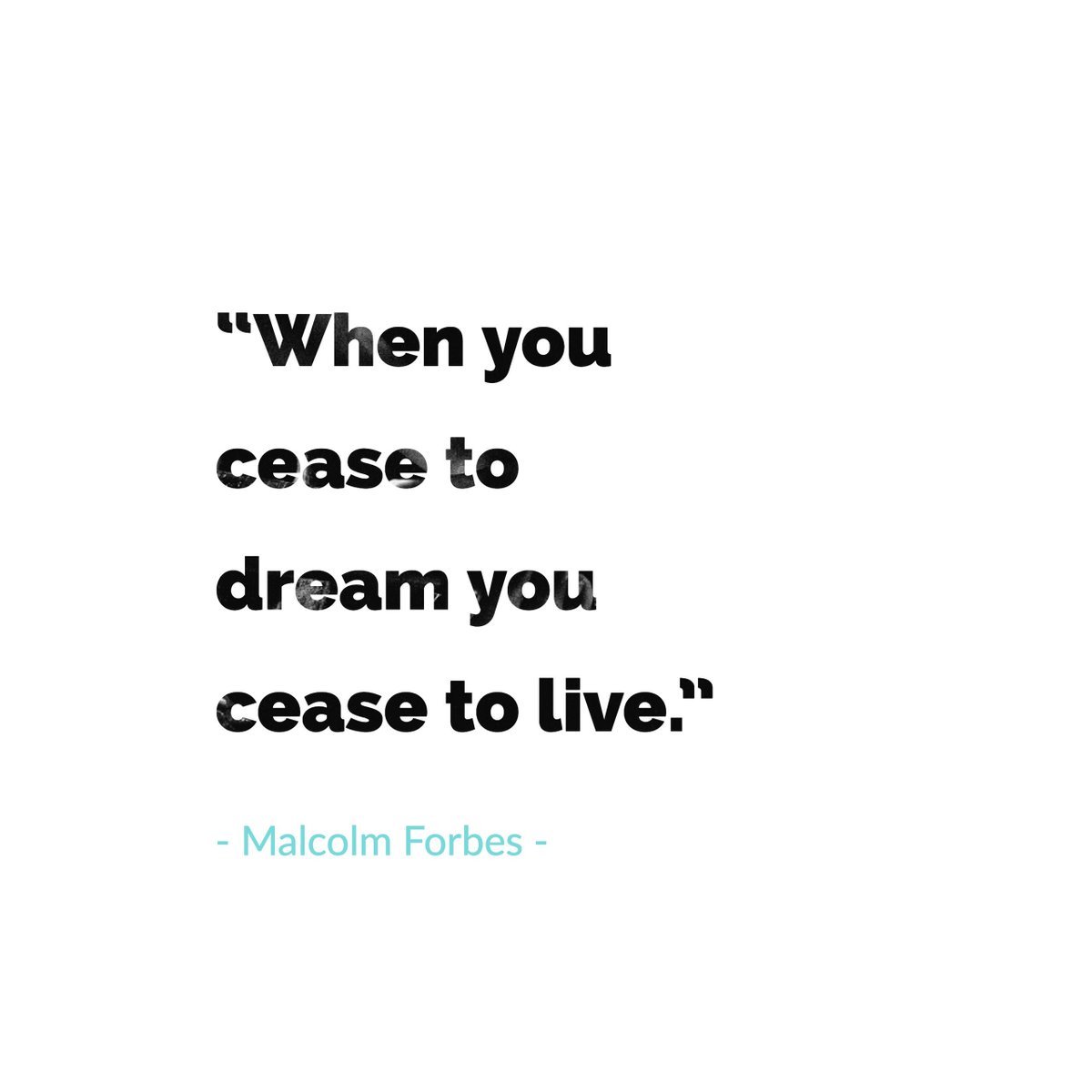 Never stop dreaming my friends.