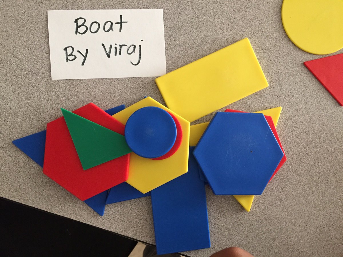 JennCampbell27's tweet image. Our shape hunt inspired some shape pictures #lvmath
