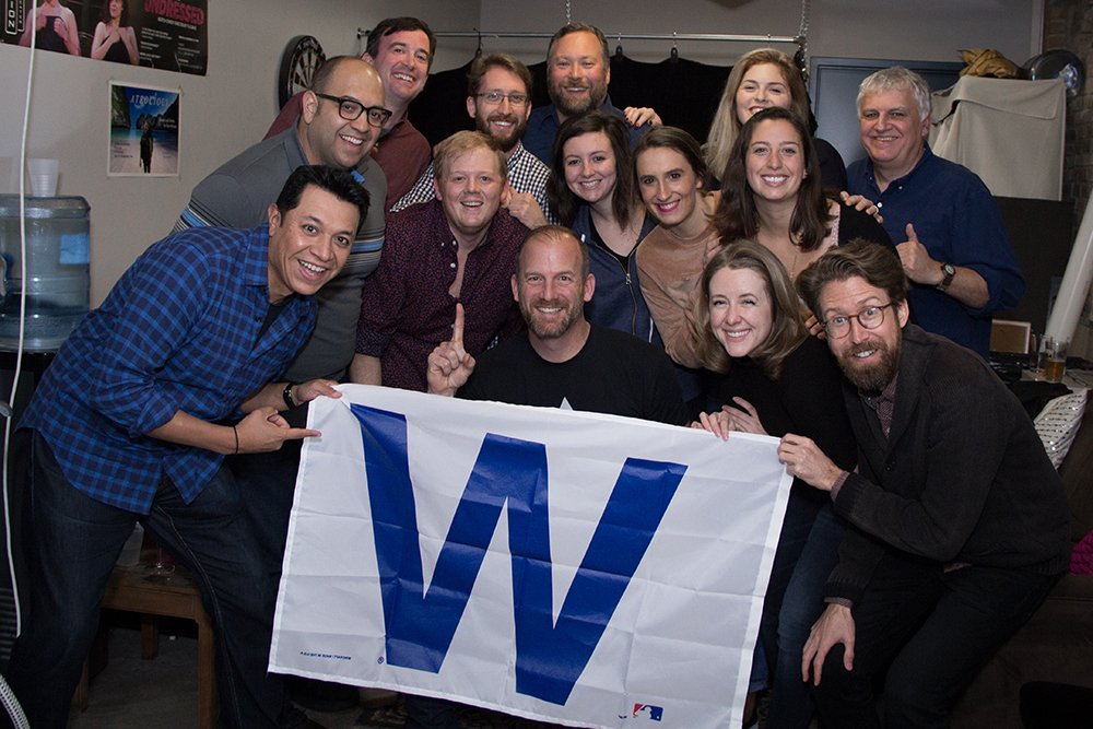 iochicago's tweet photo. Thanks to @Cubs Ryan Dempster for being our guest last night! He was great and we had a blast!! #GoCubsGo #FlyTheW #ioshows https://t.co/mEuAMA7Ae3
