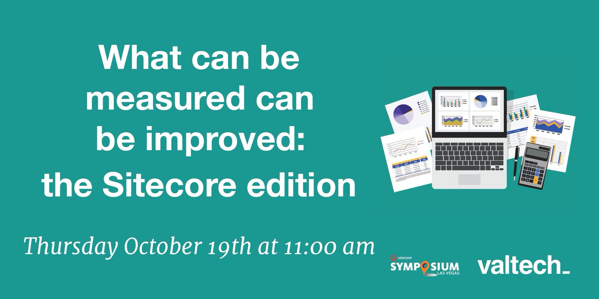 At #SitecoreSym THIS WEEK: <a href="/AmandaShiga/">Amanda</a> shows you how to take a measurement-first approach to Sitecore and begin generating results.