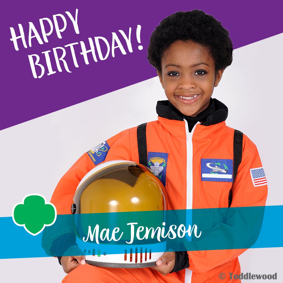 girlscouts's tweet photo. Happy Birthday to true G.I.R.L. (and lifetime member) @maejemison! 💚 https://t.co/Rre2CNiHdf