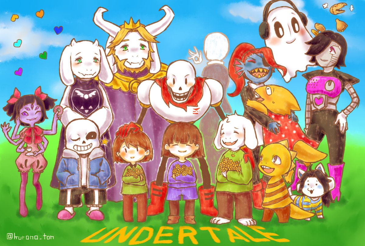 トップレート Undertale Au イラスト 無料で使える かわいい テンプレート素材