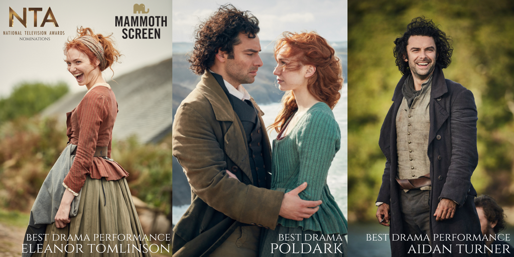 PoldarkTV's tweet photo. Thrilled to be nominated for 3 awards in round one of the @OfficialNTAs Show your support and vote #Poldark! https://t.co/xZSPQQjM98 https://t.co/rhoXecRJ37
