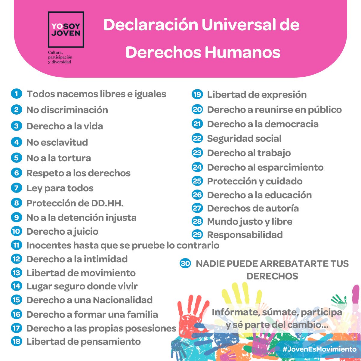 OIJ on Twitter: "¿Qué comprende la Declaración Universal de Derechos