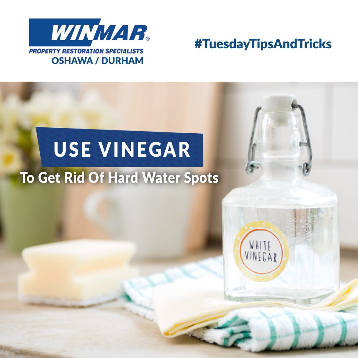 Say goodbye to hard water spots buff.ly/2ytOllS #TuesdayTipsAndTricks