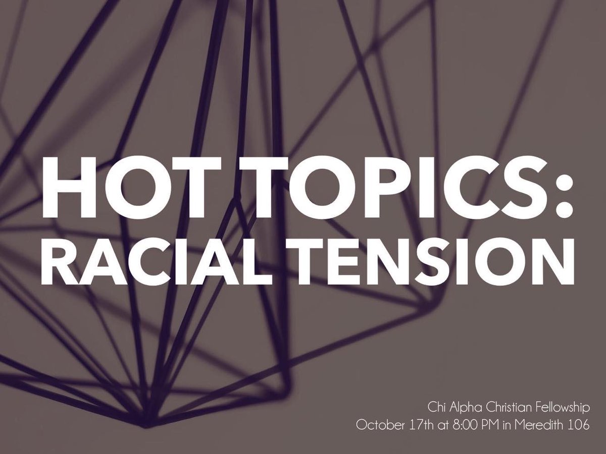 These are important discussions that need to be had. Please attend tonight’s discussion and bring your friends along!