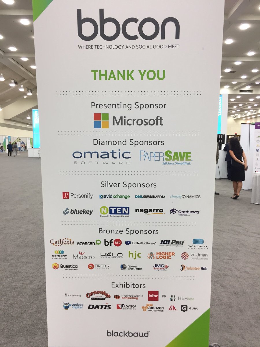 Thank you to all of our <a href="/blackbaud/">Blackbaud</a> partners who have sponsored #bbcon