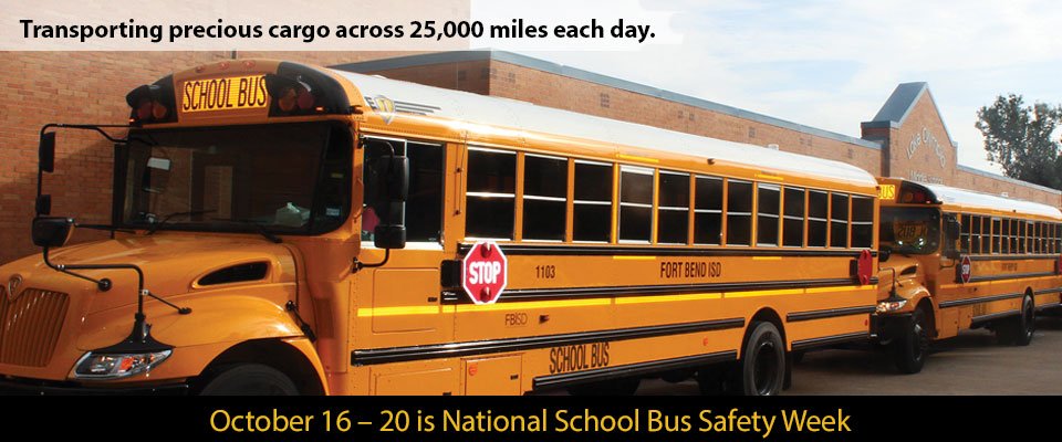 Fort Bend Isd On Twitter It S National School Bus Safety Week