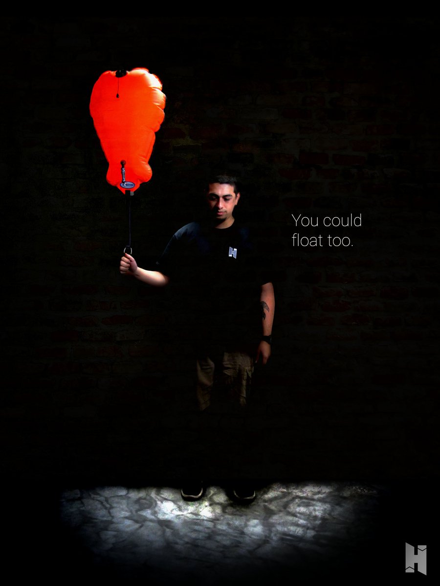 You could float too! With the Halcyon #LiftBag that is. 
#HalcyonDiving #YoullFloatToo 🎈