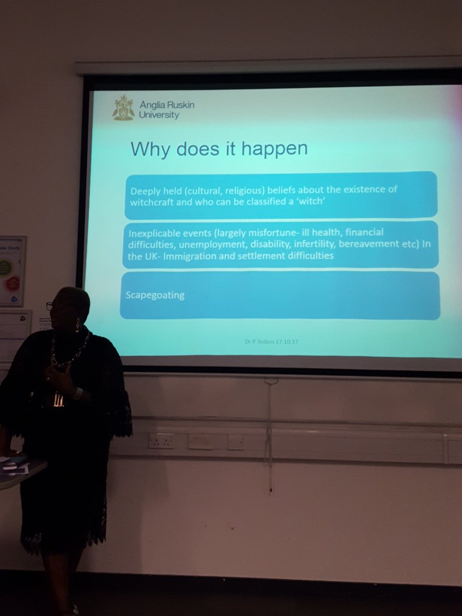 #witchcraftsafeguarding. @ProsperaTedam asks why does witchcraft labelling occur?