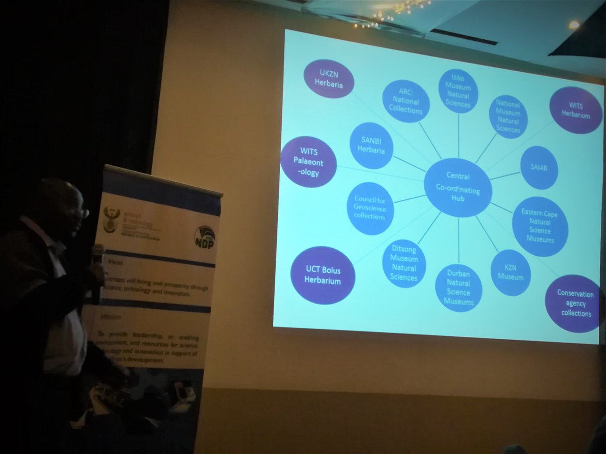 SANBI_FBIP's tweet photo. @SANBI_ZA 's Prof Sebola shows the kind of #networking that is required by the #natural science collections community #NSCFSA #NSCF2017 https://t.co/7uwz0SgbUe