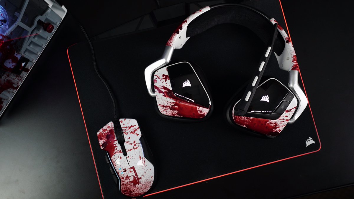 CORSAIR's tweet image. Take a closer look at this The Evil Within 2 themed PC and peripherals. 😱 You could win the whole set! Enter here: sdqk.me/sgNzCluh/the-e…