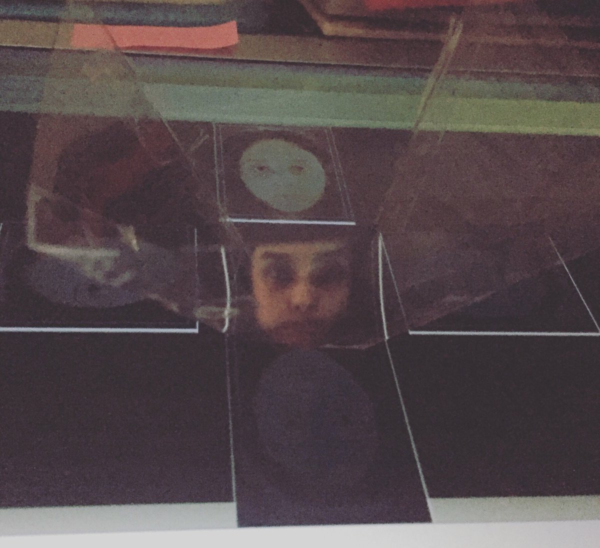 Apriliaone's tweet photo. a little experiment on how to turn my selfie into a holographic image with the very basic kit; graph paper, plastic trapezium and a touch of powerpoint #anotherversionofme #anofme https://t.co/ffJOBpUjIB