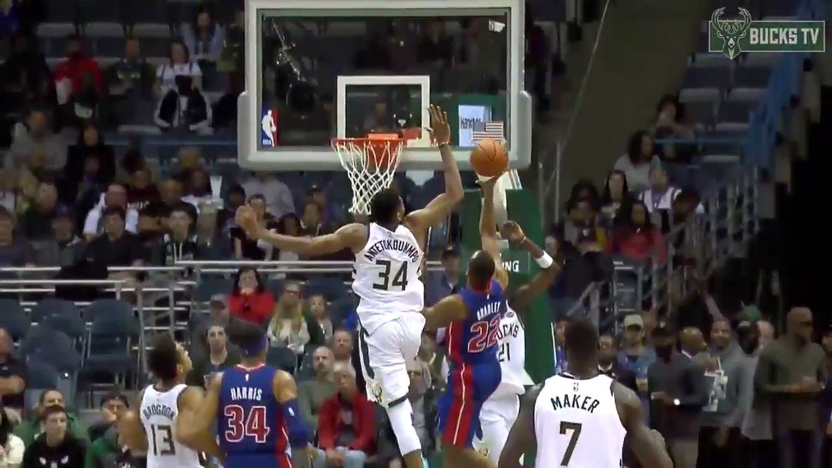 Get ready for tip off with 60 seconds of @Giannis_An34 highlights from #NBAPreseason!!  #FearTheDeer https://t.co/8wfRuxJcEA