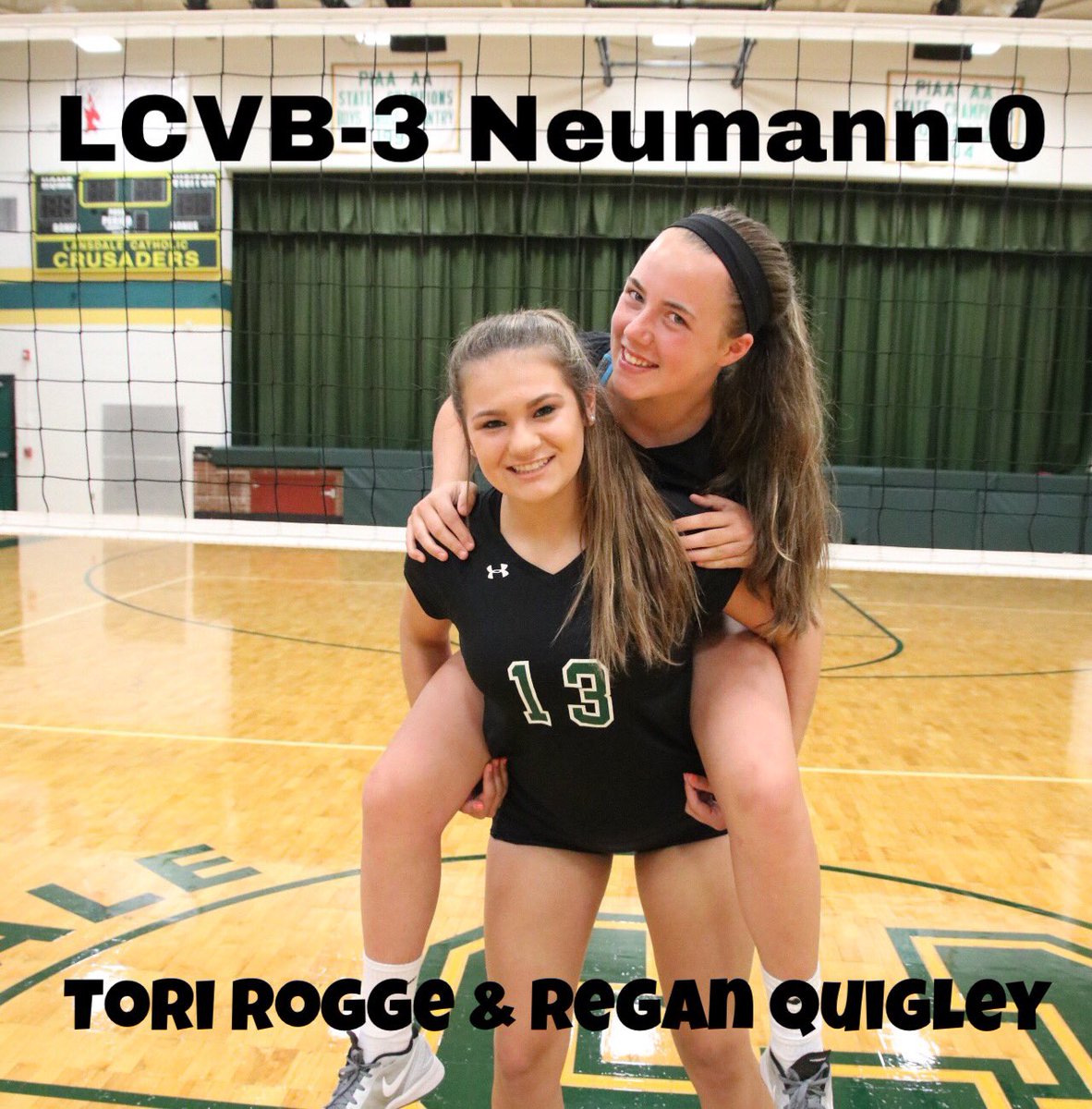 LCVB2017's tweet photo. LCVB beats Neumann in 3 as our freshman led the team in four statistical categories (kills, aces, digs, and hitting %) #lcvb https://t.co/JTNUQ3j5lH