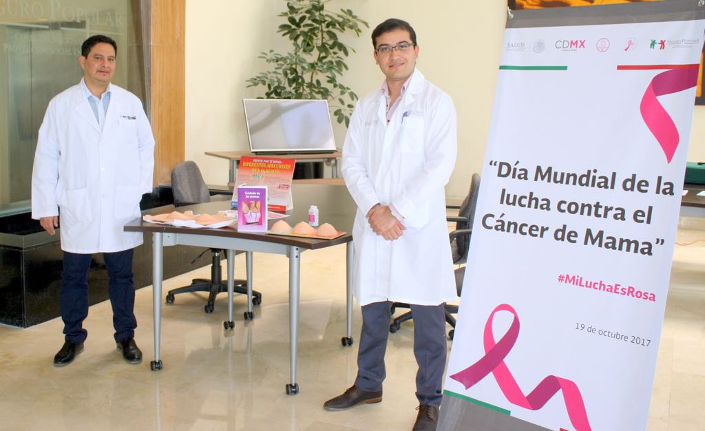 Te invitamos del 18 al 20 de 9 a 18 hrs. a los talleres de orientación para auto detección de #CáncerDeMama en nuestras instalaciones #CNPSS