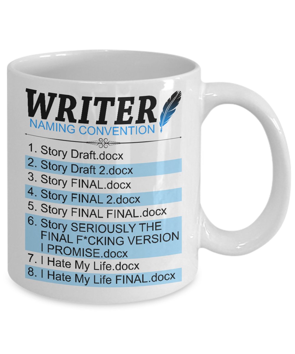 inksnatcher's tweet photo. Writer Naming Convention - Coffee Mug https://t.co/H67I1YBU1r https://t.co/CkhM6emVbJ