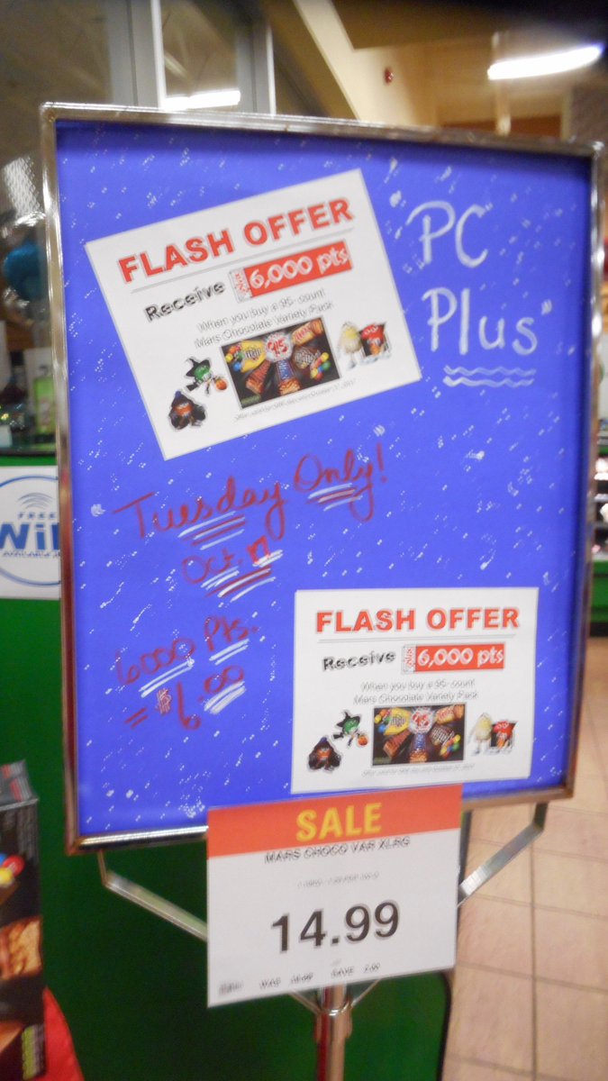 RASS0331's tweet photo. Liverpool Superstore #331
One Day Flash Sale Tues. Oct. 17
Mars 6000 PC Plus Points with purchase https://t.co/uX98wNYMpo