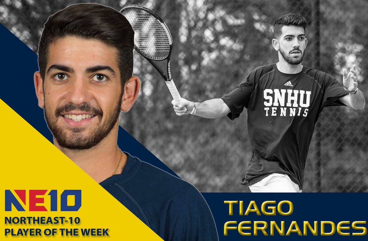 Fernandes Earns Second Northeast-10 Player of the Week snhupenmen.com/x/aip7s <a href="/SnhuTennis/">SNHU Tennis</a>