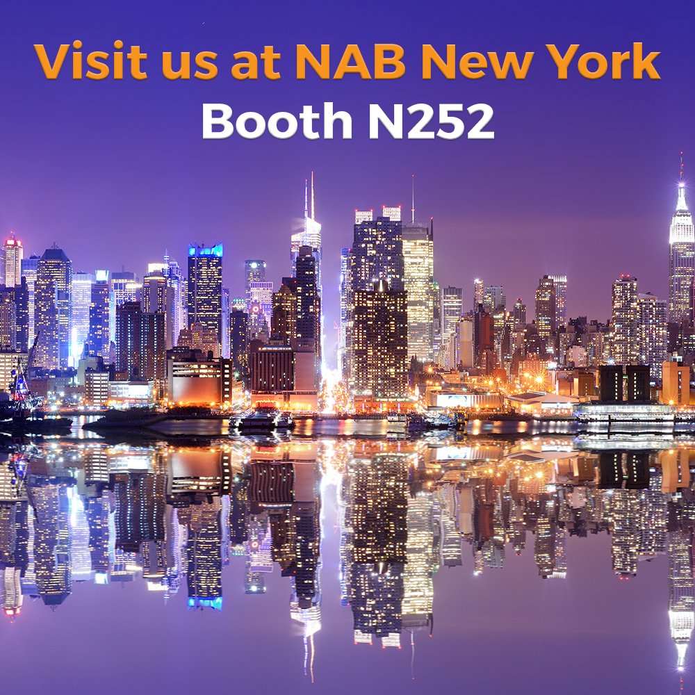 Go9Solutions's tweet photo. Are you going to be at NAB NY tomorrow? If so, come swing by booth N252! https://t.co/XtPGRmXa4E