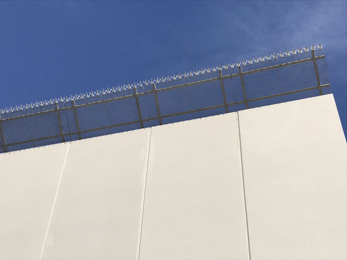 SteveKingIA's tweet photo. Inspecting the #BuildtheWall prototypes near San Diego. https://t.co/JjwaBGxnbS