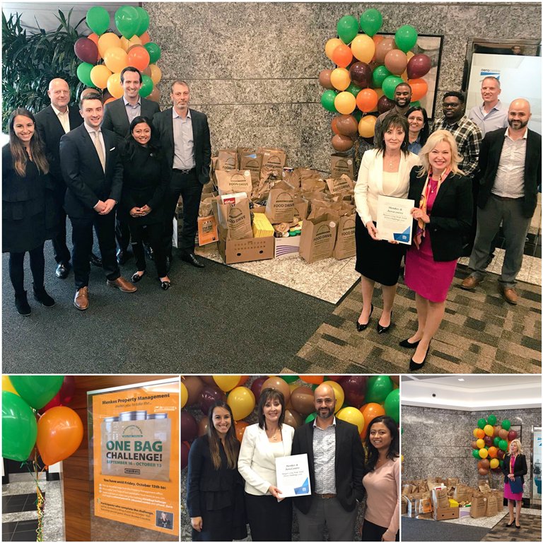 We are proud to announce that <a href="/aerocentreGTA/">AeroCentre</a> raised 1100 lbs of food for the @Food_Bank #OneBagChallenge menkes.com/news/press/pos… #MenkesTO