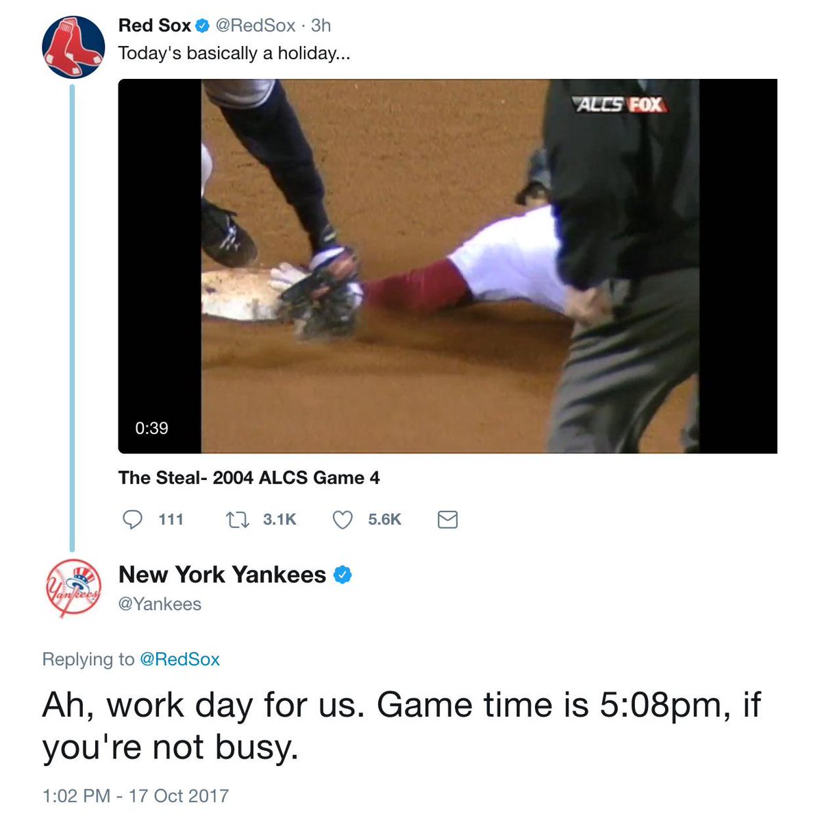 espn's tweet photo. Well, that escalated quickly ... https://t.co/yXBq3QIyID