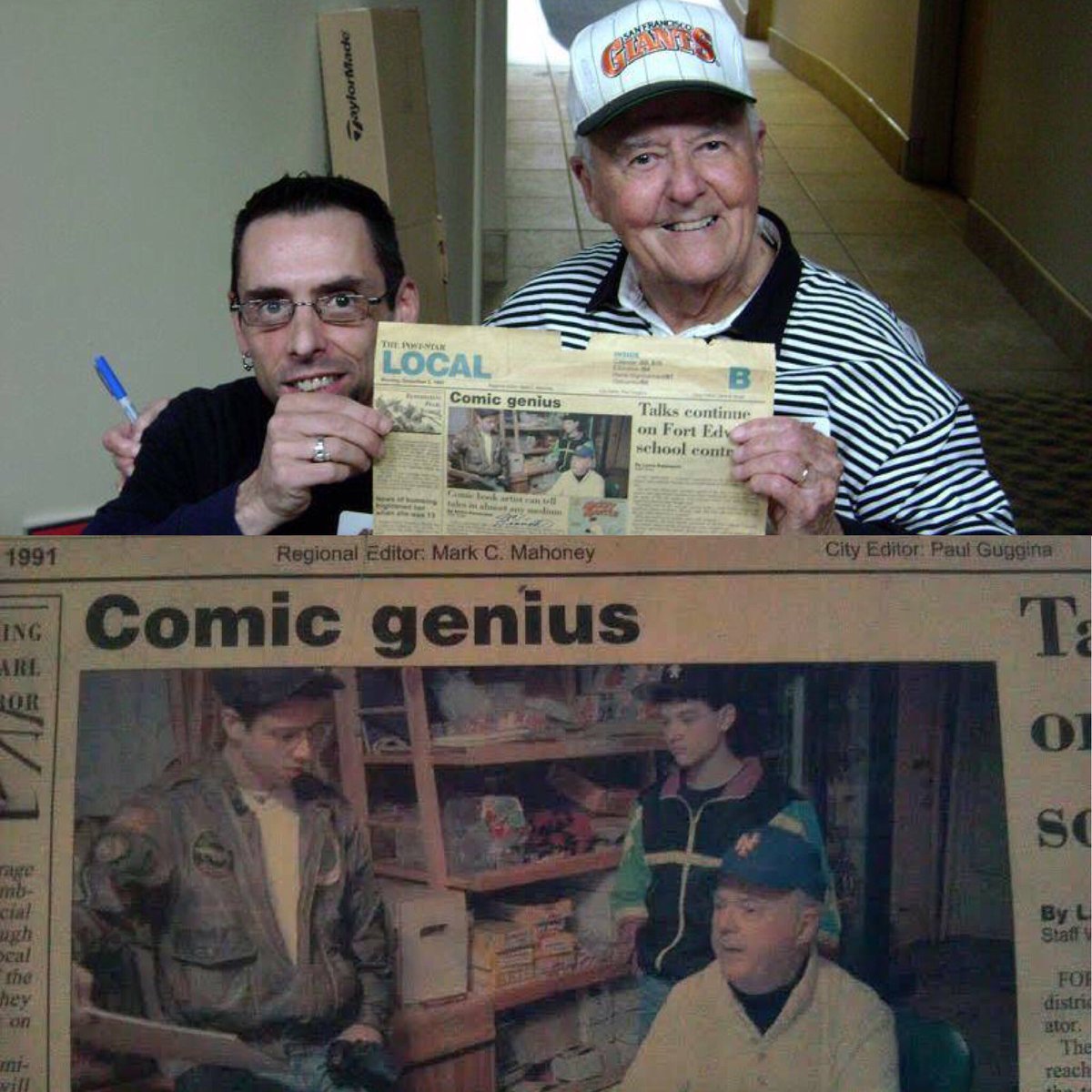 HerbCloutier's tweet photo. Happy 91st Birthday to #comicbook legend #JoeSinnot! https://t.co/PXtvI8MulY