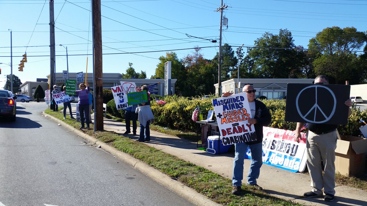 IndivisibleGCo's tweet photo. #TakeActionTuesday #IndivisibleHighPoint #IndivisiblesNC #nowar https://t.co/mraCm7FWJT