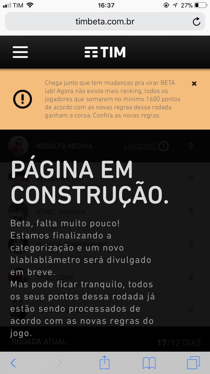 Alguém sabe informar quando os convites ficam disponíveis? 
Tiver pontuação de 7332 pontos será que virei #lab? 
#betaajudabeta #betaquerlab