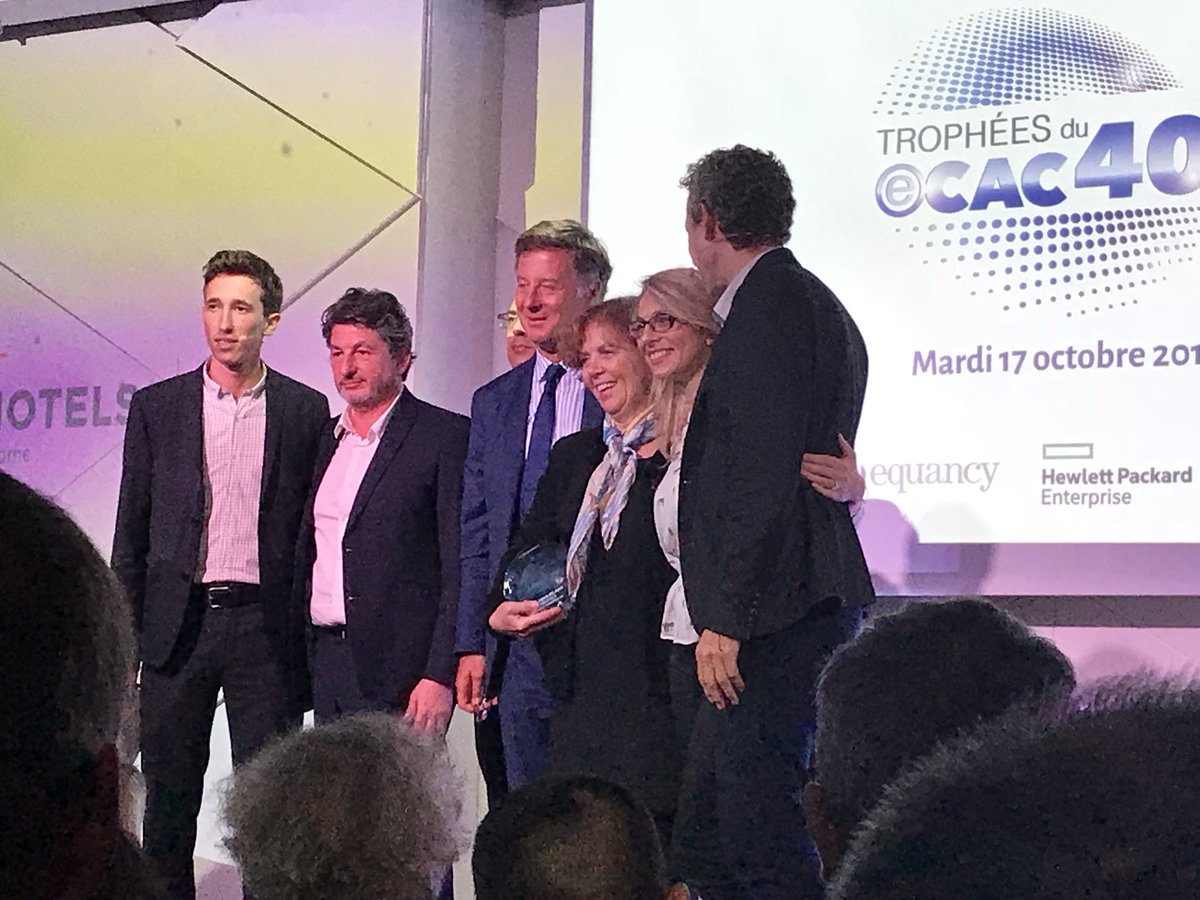 melaccorp's tweet photo. #ecac tellement fières de recevoir pour @AccorHotelsNews le prix coup de cœur de du jury ! @LesEchos #digitalminded https://t.co/lBpou7gpVU