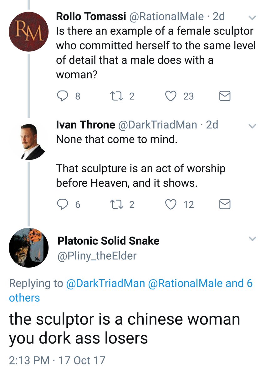 GiganticPaw's tweet image. i saw a thread about this bizarre racist dingus tweet, then i looked at the replies to the original and it plays so well as a setup and punchline