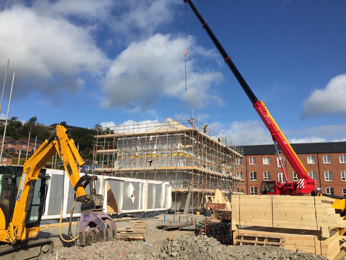 Progressing well on site in Newtown after the 1st week