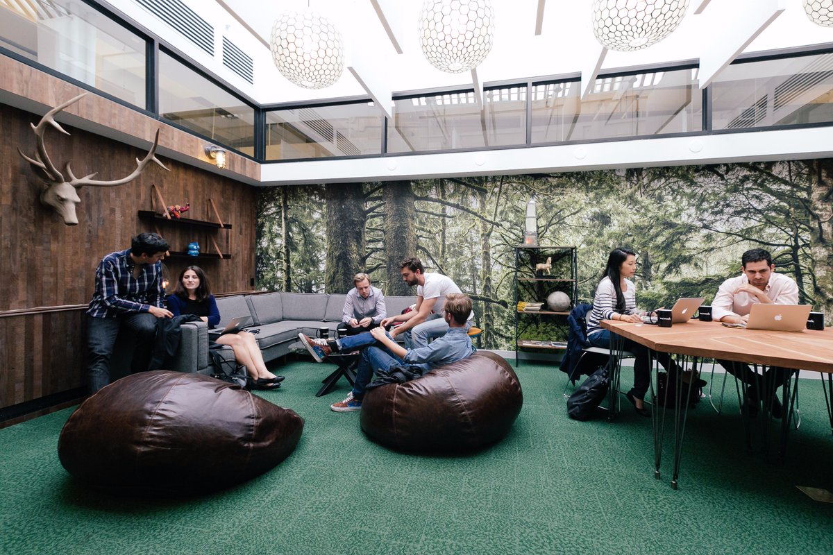 WeWork's tweet photo. How can smartly designed spaces make teams happier? Work as we know it is changing, join the conversation. RSVP @ https://t.co/H0uvzHv3D4 https://t.co/kISpTf8h0a