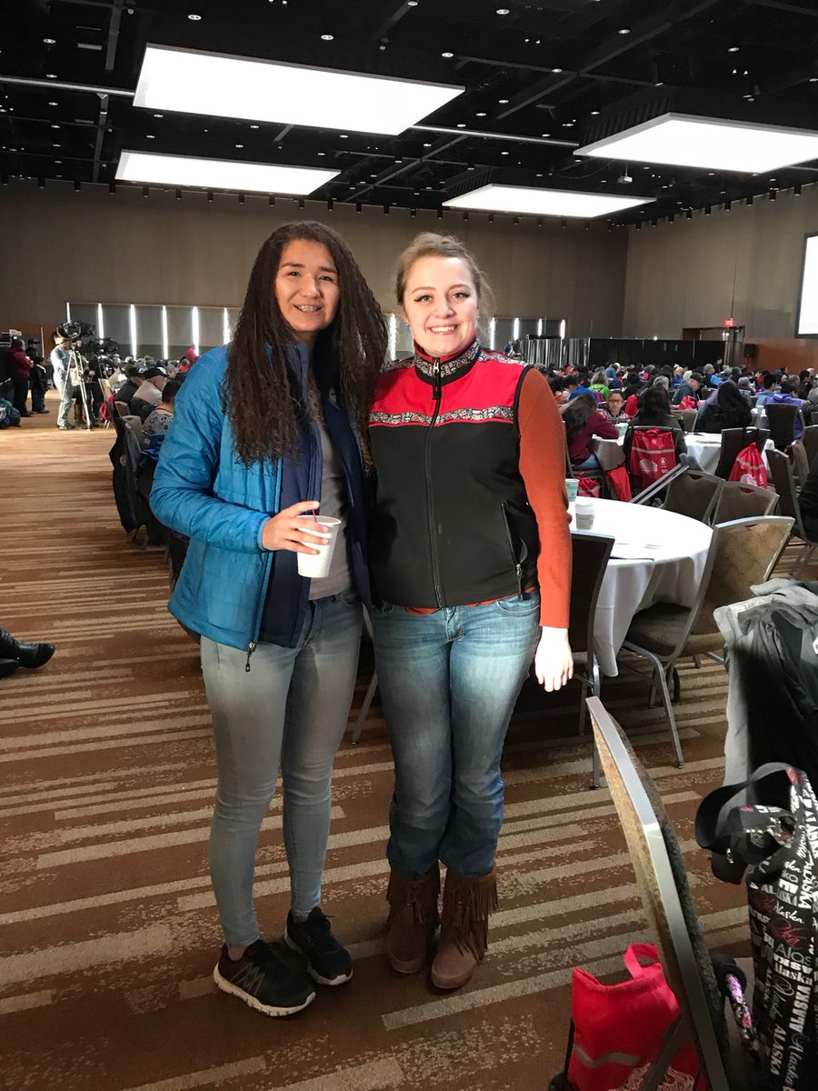 APICDA's tweet photo. APICDA’s Shayla Shaishnikoff and Celeste Kukahiko at the Elder’s and Youth Conference #ey2017 https://t.co/m10aOgcJHC