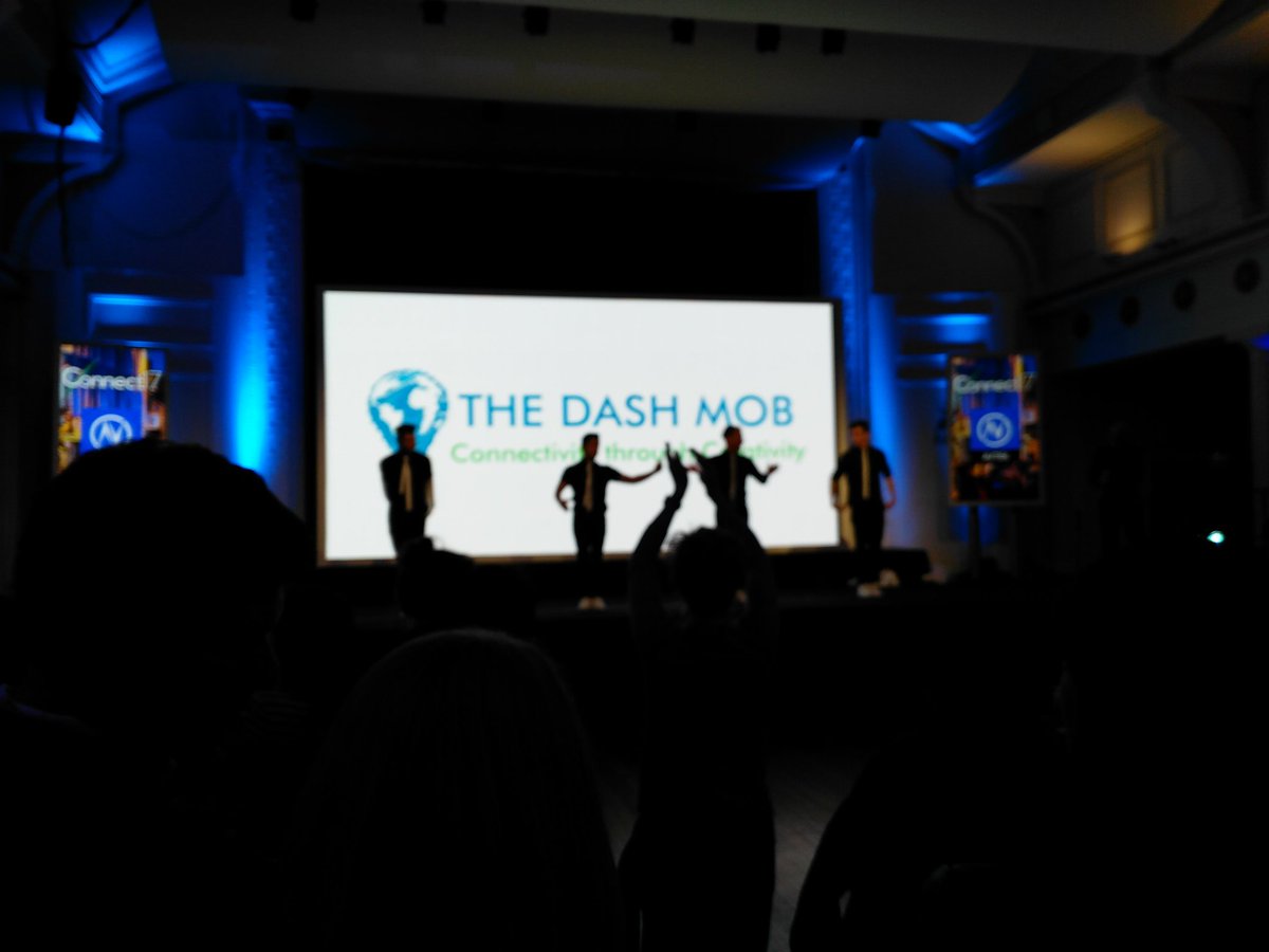JennyBjorklof's tweet photo. Event tip: #dashmob what a fab way to engage sponsors, make them dance on video and show it at the event. People were shouting! #Connect17 https://t.co/CdtJcXOlTt