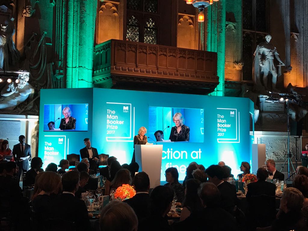 TheBookerPrizes's tweet photo. 'Without literacy there is no literature. Without young writers we are devoid of the writers of tomorrow' - HRH The Duchess of Cornwall #ManBooker2017 #FinestFiction https://t.co/iNS79BtCaC