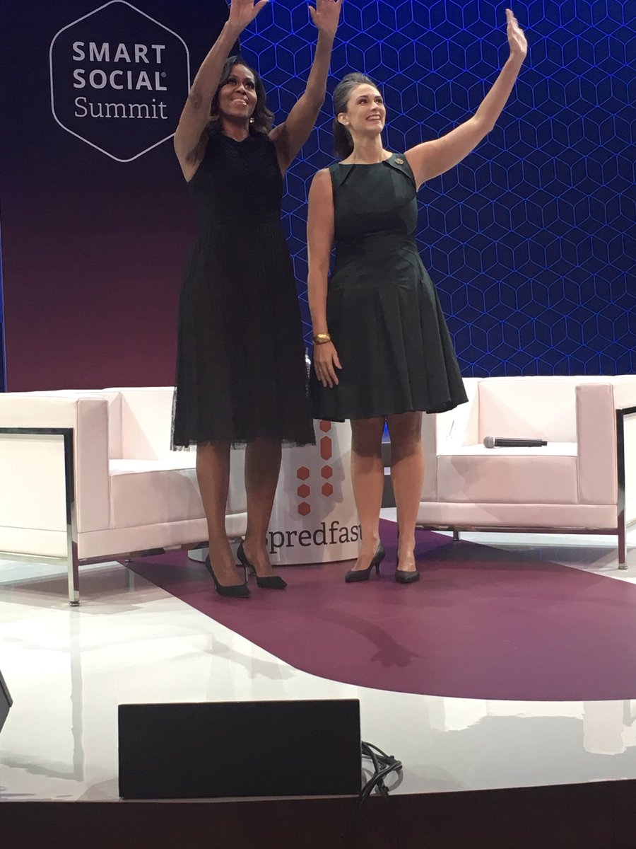 AliL's tweet image. This moment. Two women that I admire. Incredible. #SmartSocialSummit