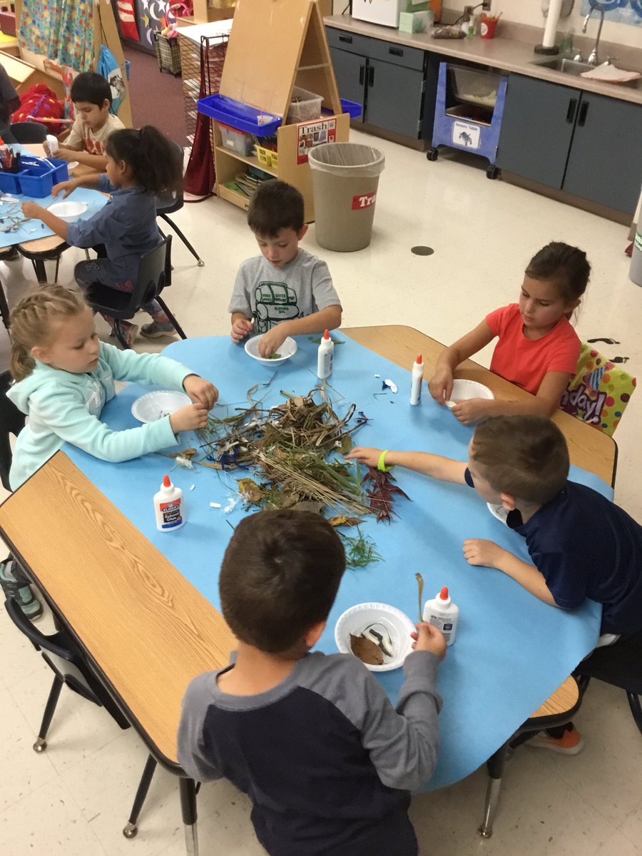 LDeile's tweet photo. Today we made a model of a bird's nest. We learned that animals need shelter..@LDeile @GrainwoodPLS https://t.co/0j94vTsaaG