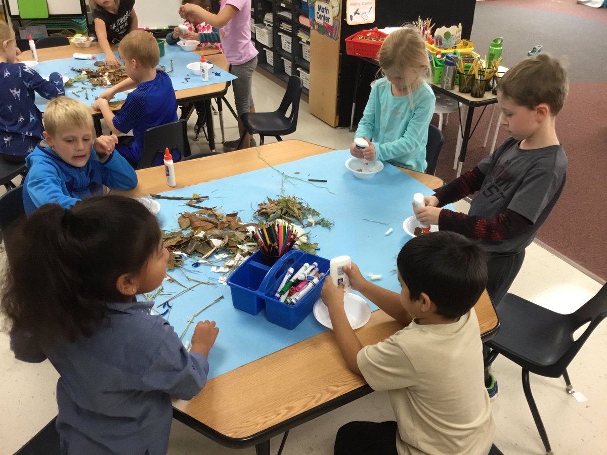 LDeile's tweet photo. Today we made a model of a bird's nest. We learned that animals need shelter..@LDeile @GrainwoodPLS https://t.co/0j94vTsaaG