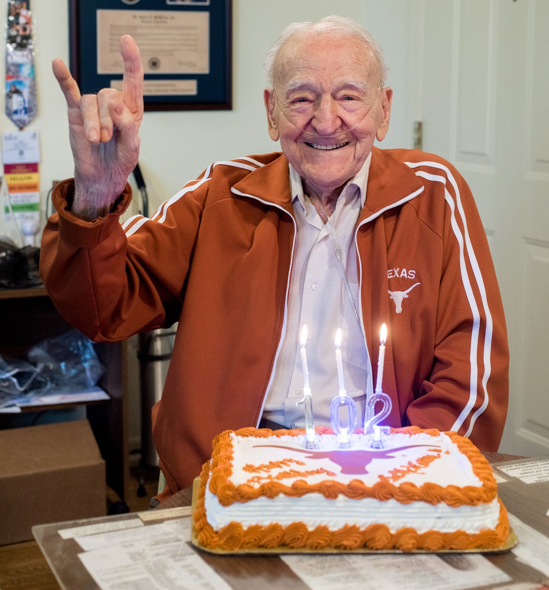 TexasChE's tweet photo. Happy 102, Dr. McKetta! Celebrate with us by tweeting well wishes &amp; make a bday gift in his honor https://t.co/GoBFGv9t1W https://t.co/Blx82GwV2z