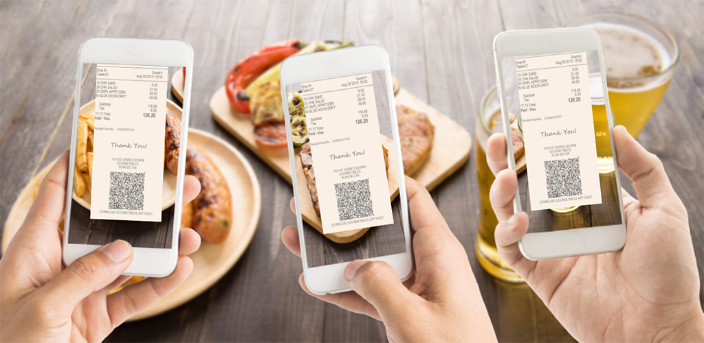 Gourmetmiles's tweet photo. Scan. Earn. Redeem. Repeat. https://t.co/6MK5fMOI16