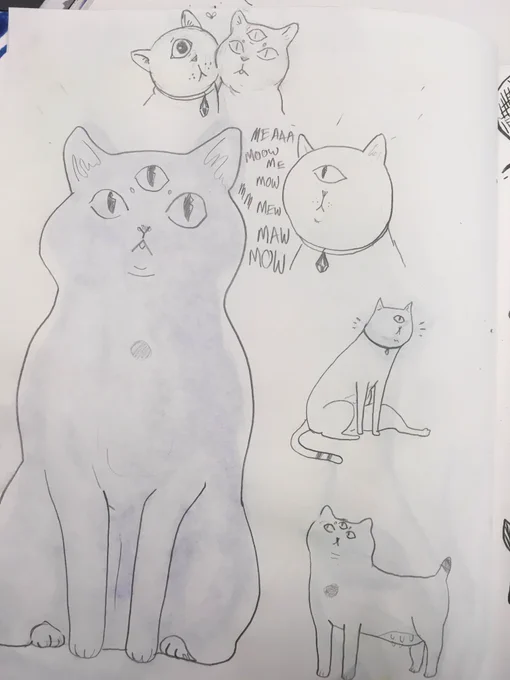 my friend drew a witch and we gave her cats. their names are crusta and toob sock 