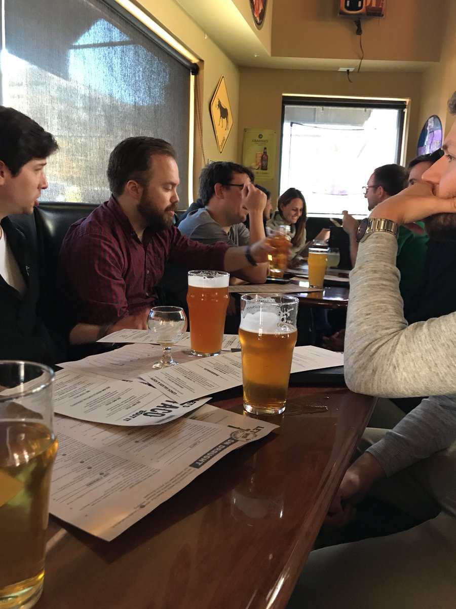 RMC_EM's tweet photo. Post learning beer. Class hang out day. #RMCEM #ClassOf2019 https://t.co/DE3h2cHvWB