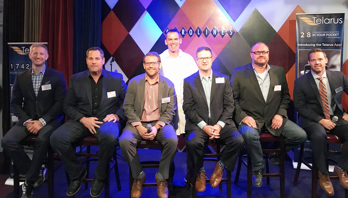 RonMcnab's tweet photo. Daniel Lonstein, COO of AireSpring, first on left, lends his expertise to the UC Panel at @telarus TIC in New York https://t.co/T2hJWE9peX