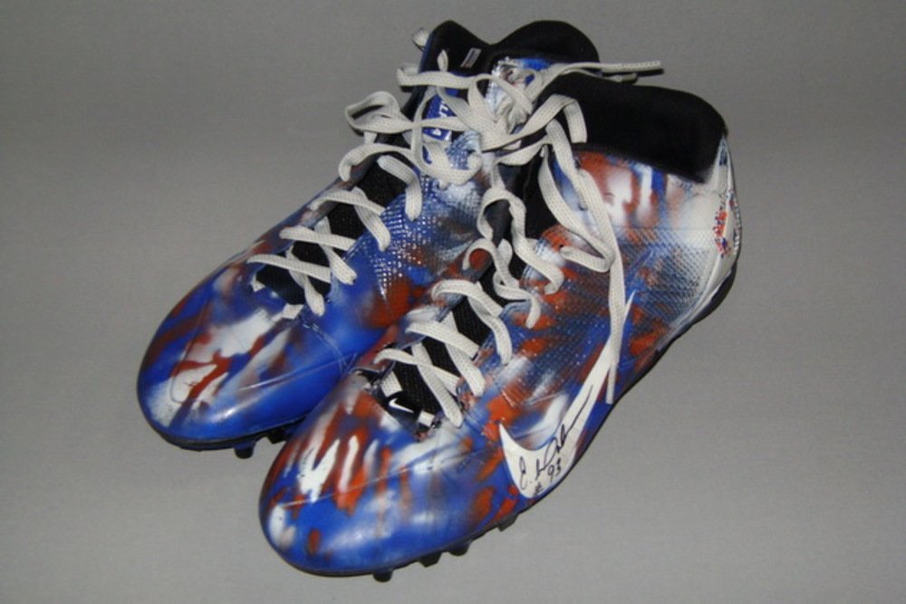 nflauction's tweet photo. #Colts fans support your player's charities and bid on their game worn cleats here! #MyCauseMyCleats #NFL 

https://t.co/ZF7djEKG70 https://t.co/jElztiS3cV