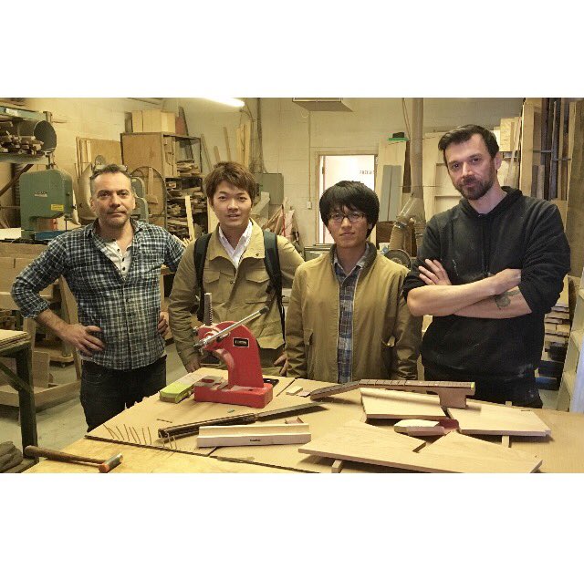 DaddyMojoGuitar's tweet photo. Last week we had the honour of meeting Kazuma who moved from Japan to Montreal after buying his DM Stovepipe Model! Love meeting clients! 🤗🌎 https://t.co/lMr58m0b2n