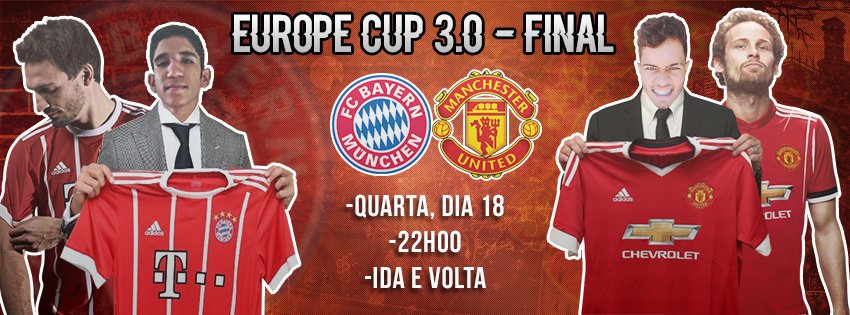 Bayern_Ebl's tweet photo. Chegamos a grande final da Europe Cup 3.0 frente ao @ManUtdEbl, atual campeão! Que façamos um bom jogo amanhã! https://t.co/wTyJZTBV3B