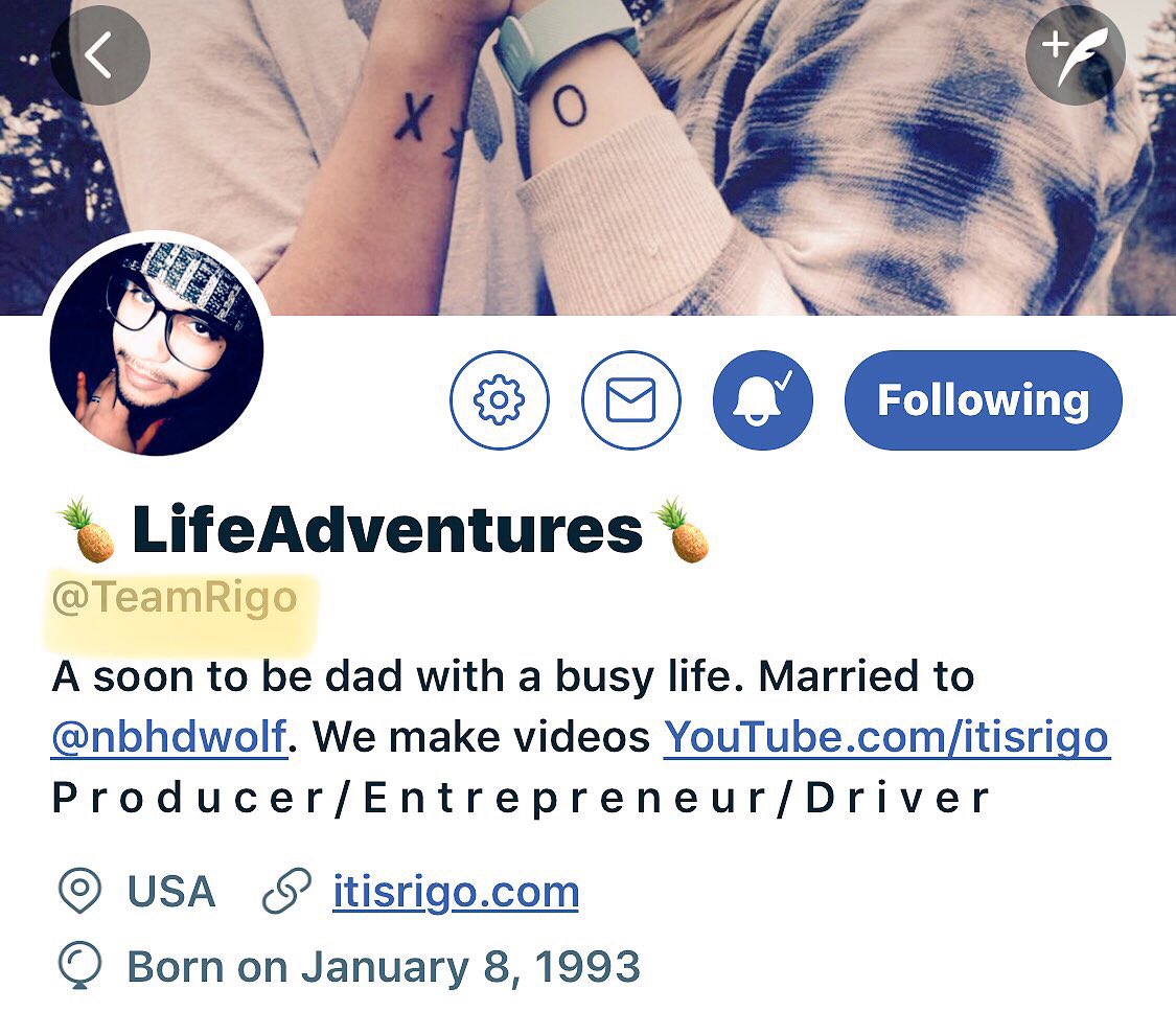 TheExtremePromo's tweet photo. Thanks for #following! ✔️
 
Go follow @TeamRigo ✔️

SUBSCRIBE TO LifeAdventures  
https://t.co/kuV0Cjnw1d ✔️

You’re #AWESOME ✔️

#TeamRigo https://t.co/6ZpMI3GUFX