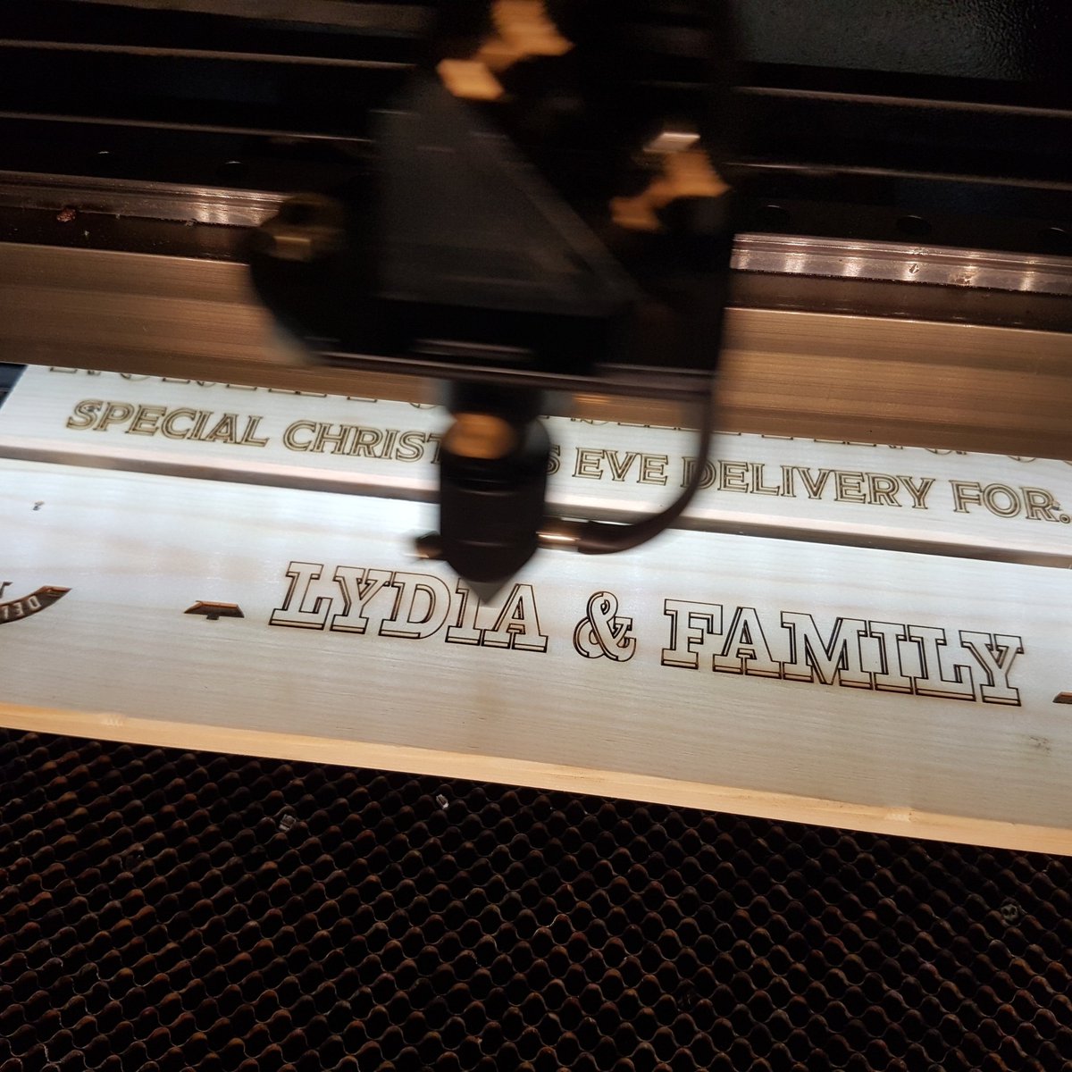 OccasionsBoxed's tweet image. 1st of 14 #christmaseveboxes being made ready for posting tomorrow. #personalised with any name. See our website for more info #ChristmasEve